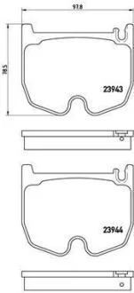 Гальмівні колодки дискові BREMBO P 50 062