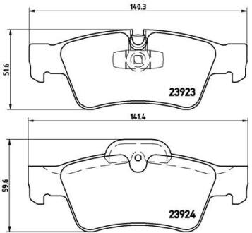 Гальмівні колодки дискові BREMBO P 50 064