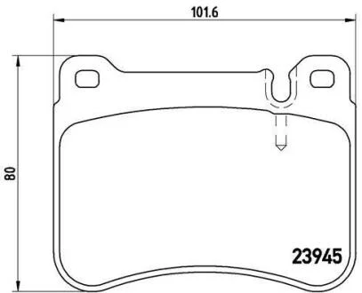 Гальмівні колодки дискові BREMBO P 50 073