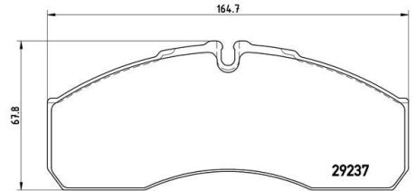 Гальмівні колодки, дискові BREMBO P 50 083