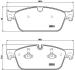 Комплект гальмівних колодок BREMBO P50102 (фото 1)