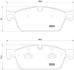 Гальмівні колодки дискові BREMBO P 50 112 (фото 1)