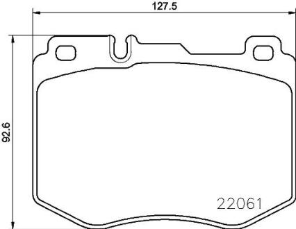 Комплект гальмівних колодок з 4 шт. дисків BREMBO P 50 120
