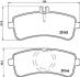 Колодки тормозные MB W222 13- 4.7/6.0 задн. BREMBO P 50 125 (фото 1)
