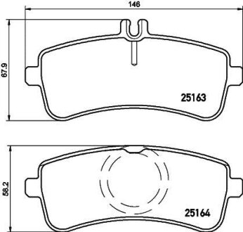Гальмівні колодки дискові BREMBO P 50 130