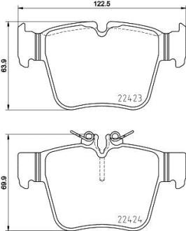 Комплект гальмівних колодок BREMBO P 50 133
