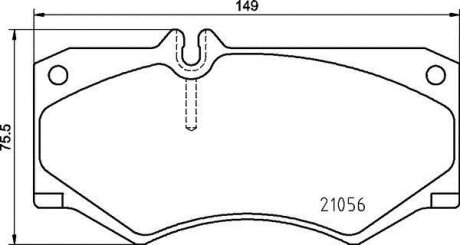 Гальмівні колодки дискові BREMBO P 50 134