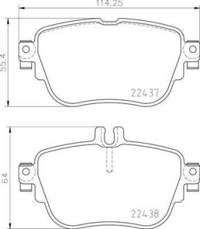 Гальмівні колодки дискові BREMBO P 50 136