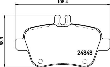 Гальмівні колодки дискові BREMBO P 50 140