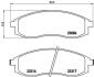 Тормозные колодки дисковые BREMBO P 54 032 (фото 1)