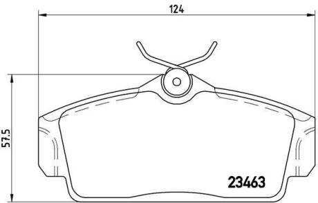 Гальмівні колодки дискові BREMBO P 56 036