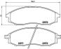 Комплект гальмівних колодок BREMBO P 56 049 (фото 1)