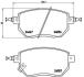 Колодки тормозные INFINITI/NISSAN/SUZUKI FX35/FX45/MURANO 03- перед. с датч. BREMBO P 56 051 (фото 1)