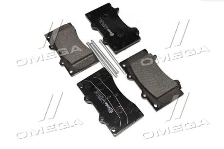 Колодка торм. диск. Nissan PATROL III (Y62) 10- передн. BREMBO P56081