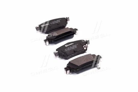 КОЛОДКИ ТОРМ. ЗАДН. К-Т NISSAN QASHQAI II, X-TRAIL 1.2-2.0D 13- BREMBO P56098