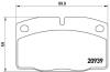 Гальмівні колодки дискові BREMBO P 59 005 (фото 1)