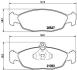 Гальмівні колодки дискові BREMBO P 59 011 (фото 1)