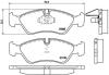 Колодки тормозные OPEL ASTRA F/OMEGA A/VECTRA A/B 93- перед. BREMBO P 59 017 (фото 1)