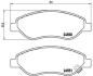 Колодки тормозные OPEL CORSA D 06- 1.7 DIESEL перед. BREMBO P 59 053 (фото 1)