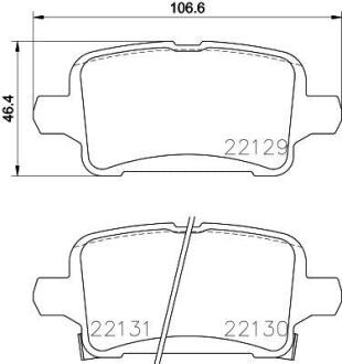 Гальмівні колодки дискові BREMBO P 59 090