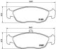 Гальмівні колодки, дискові BREMBO P 61 051 (фото 1)