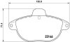 Гальмівні колодки, дискові BREMBO P 61 055 (фото 1)