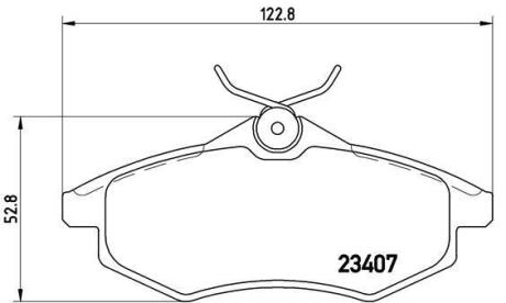 Гальмiвнi колодки дисковi BREMBO P 61 074