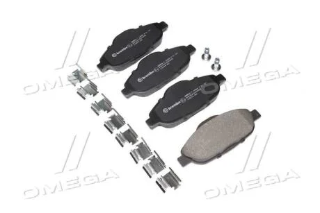 Комплект гальмівних колодок BREMBO P 61 101