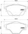 Гальмівні колодки зад. Citroen C4/Peugeot 308 II 13- (Bosch) BREMBO P61124 (фото 1)