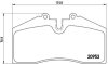Гальмівні колодки, дискові BREMBO P 65 005 (фото 1)