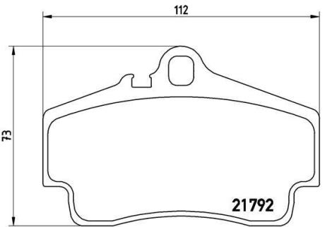 Гальмівні колодки дискові BREMBO P 65 008