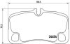 Гальмівні колодки, дискові BREMBO P 65 013 (фото 1)