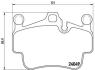 Колодки тормозные PORSCHE 911/BOXSTER/CAYMAN -12 2.8-3.8 перед. BREMBO P 65 014 (фото 1)