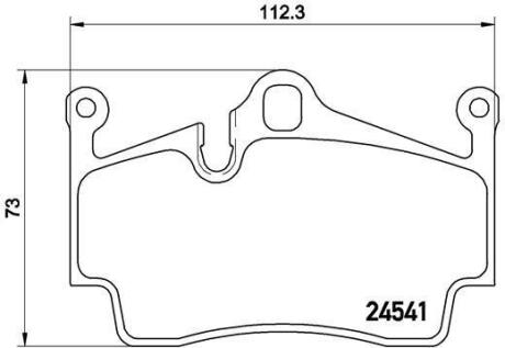 Гальмівні колодки дискові BREMBO P 65 028