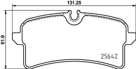 Гальмівні колодки дискові BREMBO P 65 040