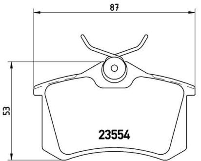 Колодки гальмівні дискові BREMBO P 68 024