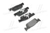 Колодка гальм. диск. DACIA LOGAN 1.2 1.5 2012-,SANDERO 2013-, CLIO IV 2012- передн. BREMBO P68059 (фото 1)