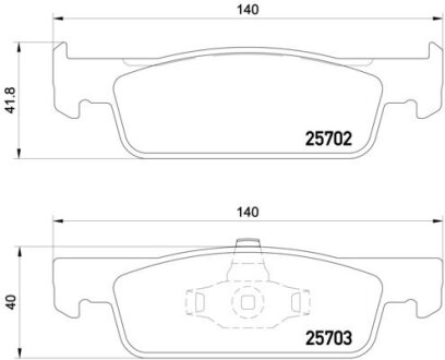Гальмівні колодки дискові BREMBO P 68 059X
