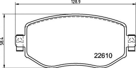 Гальмівні колодки дискові BREMBO P 68 068