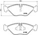 Колодки тормозные дисковые, комплект BREMBO P 71 005 (фото 1)
