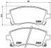 Колодки тормозные SUBARU FORESTER/IMPREZA/LEGACY/OUTBACK -03 перед. BREMBO P 78 010 (фото 1)