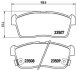 Гальмівні колодки, дискові BREMBO P 79 012 (фото 1)