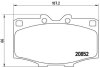 Гальмівні колодки, дискові BREMBO P 83 006 (фото 1)