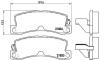 Комплект гальмівних колодок з 4 шт. дисків BREMBO P 83 015 (фото 1)