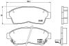 Колодки тормозные TOYOTA CAMRY/CARINA E/COROLLA/RAV4 -02 перед. BREMBO P 83 034 (фото 1)