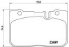Гальмiвнi колодки, к-кт. (Колодки тормозные дисковые, к-кт.) BREMBO P 83 039 (фото 1)