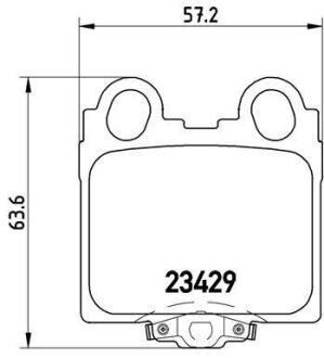 Комплект гальмівних колодок BREMBO P 83 045