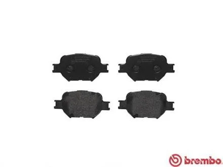 Колодки тормозные TOYOTA COROLLA VERSA 02-04 1.8/2.0 DIESEL перед. BREMBO P 83 054