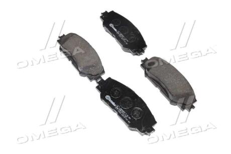 Комплект гальмівних колодок з 4 шт. дисків BREMBO P 83 082