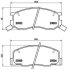 Гальмівні колодки, дискові BREMBO P 83 093 (фото 1)